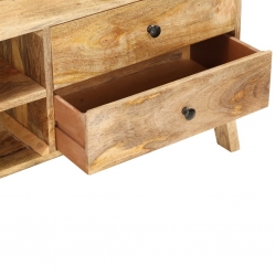 Szafka pod telewizor, 97x35x47 cm, lite drewno mango