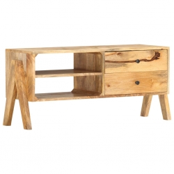 Szafka pod telewizor, 97x35x47 cm, lite drewno mango