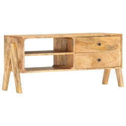 Szafka pod telewizor, 97x35x47 cm, lite drewno mango