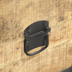 Szafka pod TV, 130 x 30 x 39 cm, lite drewno mango