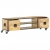 Szafka pod TV, 130 x 30 x 39 cm, lite drewno mango