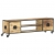 Szafka pod TV, 130 x 30 x 39 cm, lite drewno mango