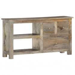 Szafka pod TV, 110x30x55 cm, lite drewno mango
