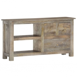 Szafka pod TV, 110x30x55 cm, lite drewno mango