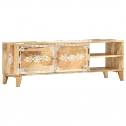 Szafka pod TV, 120x30x40 cm, lite drewno mango