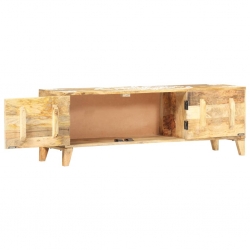 Szafka pod TV, 120x30x40 cm, lite drewno mango
