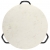 Stolik kawowy, biały, 65x65x42 cm, kamień o teksturze marmuru