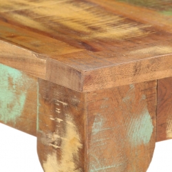 Stolik typu konsola, 110 x 40 x 76 cm, lite drewno z odzysku