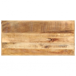 Stolik barowy, 120x58x107 cm, surowe drewno mango
