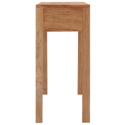 Stolik konsola, 110 x 35 x 75 cm, lite drewno tekowe