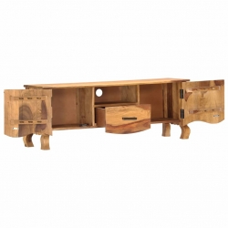 Szafka pod TV, 115x30x42 cm, lite drewno sheesham
