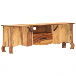 Szafka pod TV, 115x30x42 cm, lite drewno sheesham