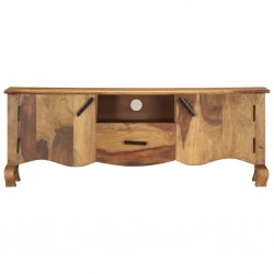 Szafka pod TV, 115x30x42 cm, lite drewno sheesham