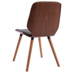 Krzesła stołowe, 2 szt., szare, tapicerowane tkaniną