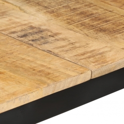 Stół jadalniany, 180 x 90 x 76 cm, lite surowe drewno mango