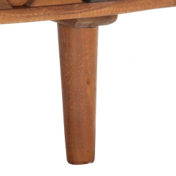 Stolik kawowy, 68x68x38 cm, lite drewno akacjowe