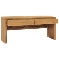 Szafka pod TV, 100x35x45 cm, lite drewno tekowe
