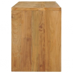 Szafka pod TV, 100x35x45 cm, lite drewno tekowe
