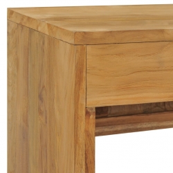 Szafka pod TV, 100x35x45 cm, lite drewno tekowe