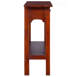 Stolik konsolowy, klasyczny brąz, 90x30x75 cm, drewno mahoniowe