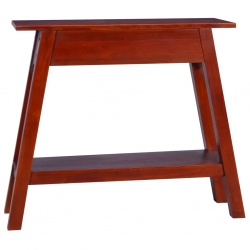 Stolik konsolowy, klasyczny brąz, 90x30x75 cm, drewno mahoniowe