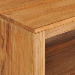 Stolik kawowy, 80 x 80 x 40 cm, lite drewno tekowe