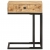 Stolik boczny w kształcie U, 45x30x61 cm, lite drewno mango