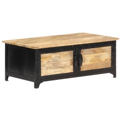 Stolik kawowy, 90 x 50 x 35 cm, lite drewno mango