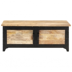 Stolik kawowy, 90 x 50 x 35 cm, lite drewno mango