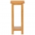 Stolik boczny, 27x24x55 cm, lite drewno dębowe