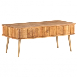 Stolik kawowy, 100x50x40 cm, lite drewno akacjowe