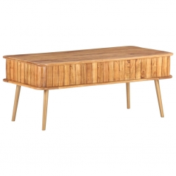 Stolik kawowy, 100x50x40 cm, lite drewno akacjowe