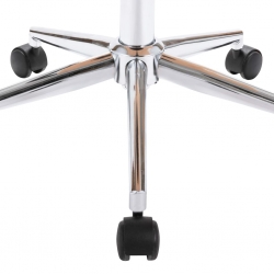 Obrotowe krzesła stołowe, 2 szt., czarne, sztuczna skóra