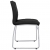 Krzesła stołowe, 6 szt., czarne, sztuczna skóra