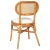 Krzesła stołowe, 4 szt., jasnobrązowe, lniane