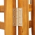 Parawan 4-panelowy, 161x2x170 cm, lite drewno akacjowe