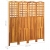 Parawan 4-panelowy, 161x2x170 cm, lite drewno akacjowe