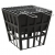 Palenisko i grill 2-w-1, 34 x 34 x 48 cm, stal