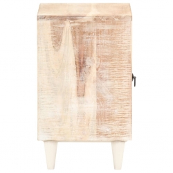 Rzeźbiona szafka nocna, 40 x 30 x 50 cm, lite drewno akacjowe