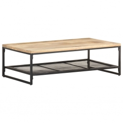 Stolik kawowy, 110x60x35 cm, lite drewno mango