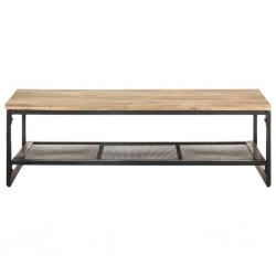 Stolik kawowy, 110x60x35 cm, lite drewno mango