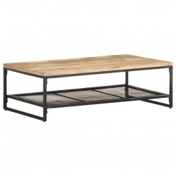 Stolik kawowy, 110x60x35 cm, lite drewno mango