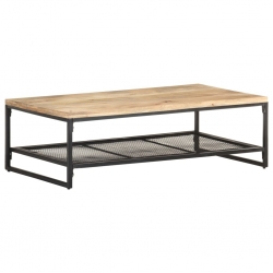 Stolik kawowy, 110x60x35 cm, lite drewno mango