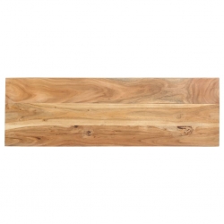 Stolik konsola, 110 x 35 x 75 cm, lite drewno akacjowe