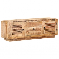 Szafka pod TV, 120x30x40 cm, surowe drewno mango