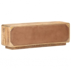 Szafka pod TV, 120x30x40 cm, surowe drewno mango