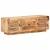 Szafka pod TV, 120x30x40 cm, surowe drewno mango