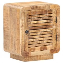 Szafka nocna, 40x30x50 cm, surowe drewno mango