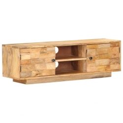 Szafka pod TV, 116x30x35 cm, lite drewno mango
