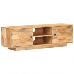 Szafka pod TV, 116x30x35 cm, lite drewno mango